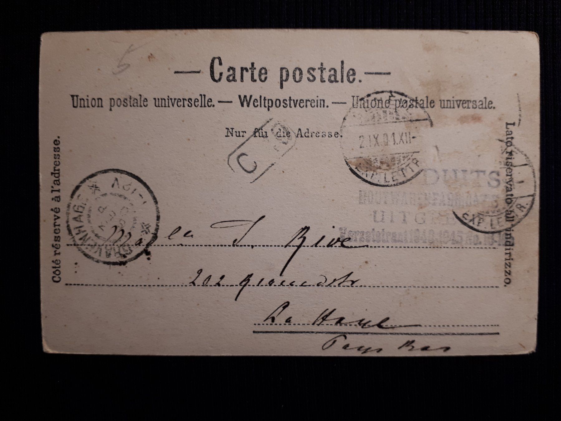 Cartes postales: CHAMONIX 1901 - QUEQUES DEFAUTS – D'occasion à Ponto Valentino par giorgia06 1