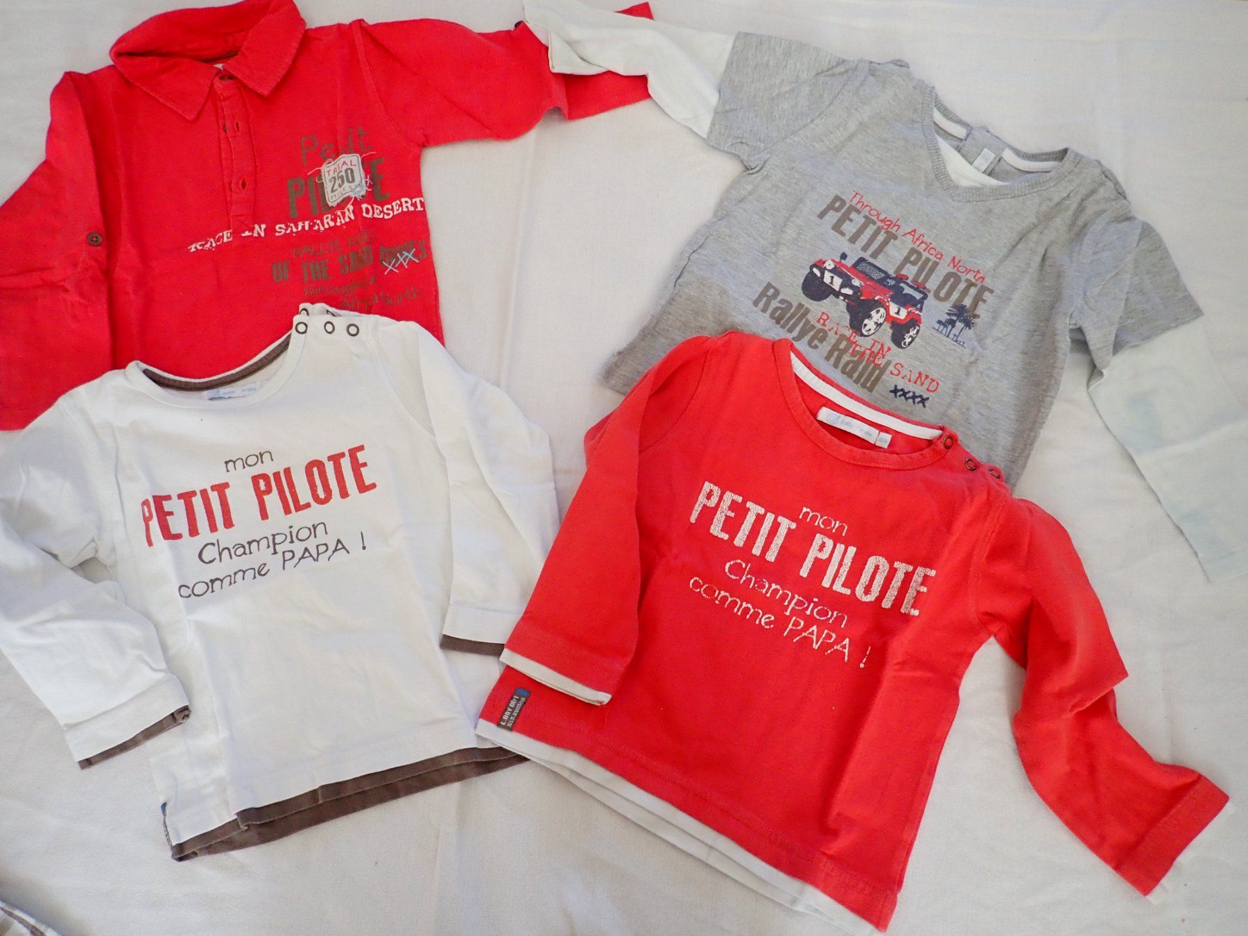 Lotti & Set di vestiti: Vêtements été mitigé garçon 98-d – Nuovo (secondo la descrizione) da Petit-Lancy venduto da camping_car 1