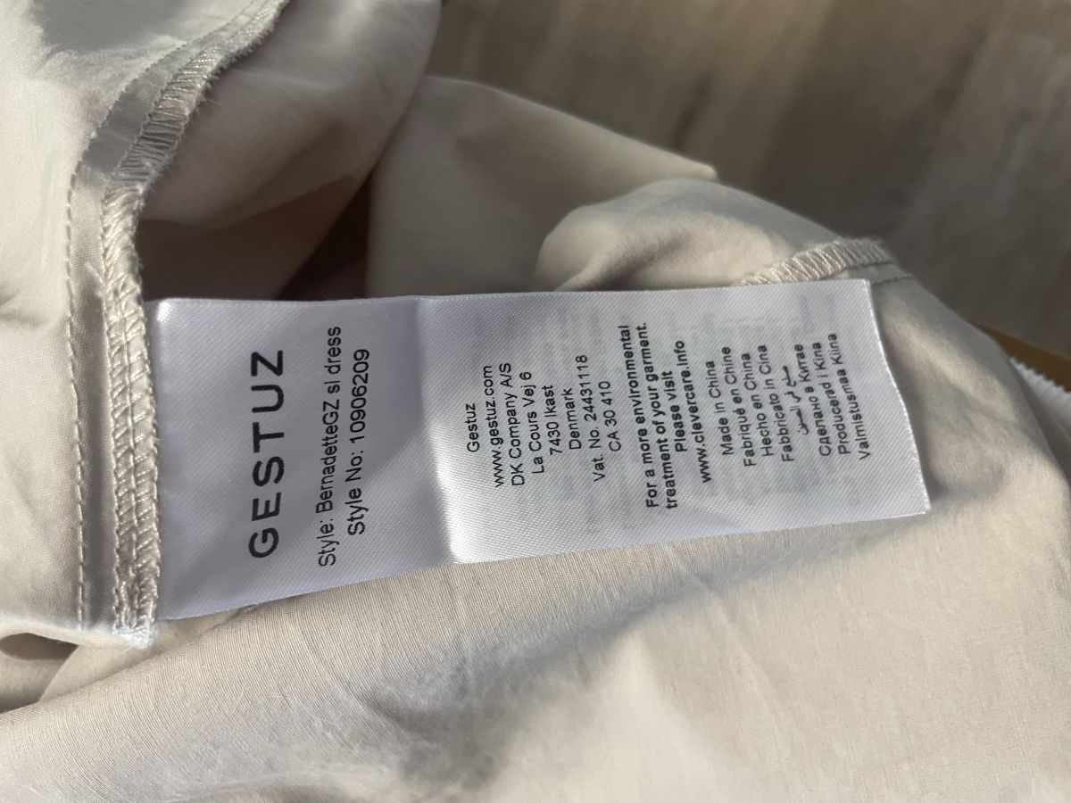 Gestuz Vestiti: Gestuz Kleid Bernicette beige  – Usato da Steinhausen venduto da Marmottarosa 4