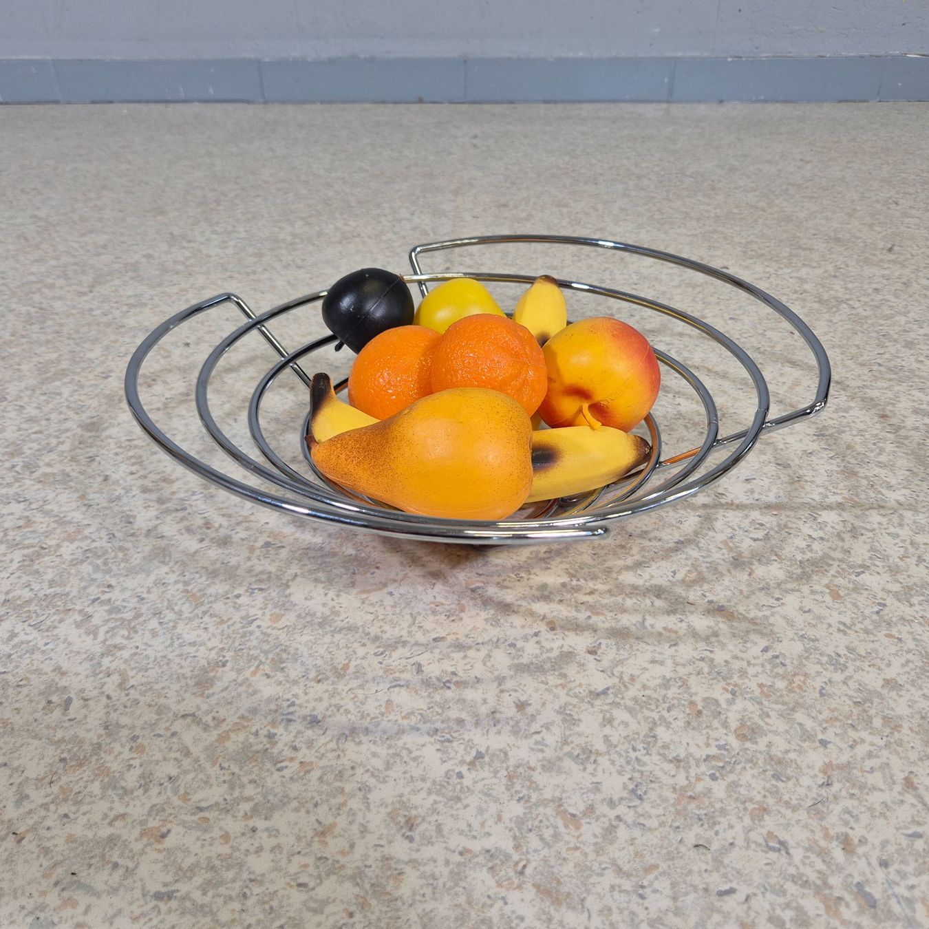Ciotole: Früchtekorb Früchteschale Obstschale Korb verchromt – Usato da Nottwil venduto da Wondewa-Shop 1