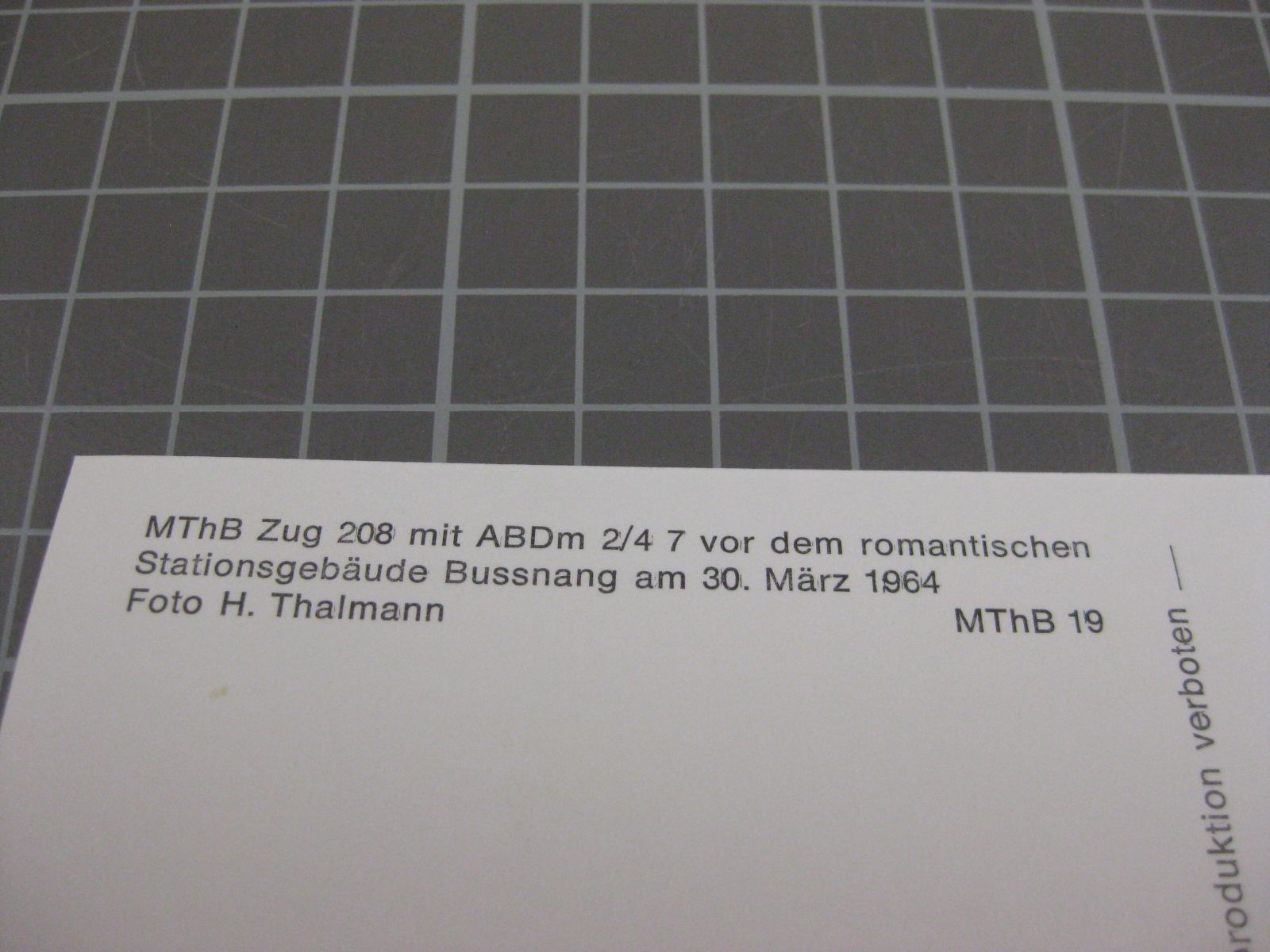 Cartoline postali: AK Bussnang Bahnhof mit Zug – Nuovo (secondo la descrizione) da Malters venduto da Marosko 2