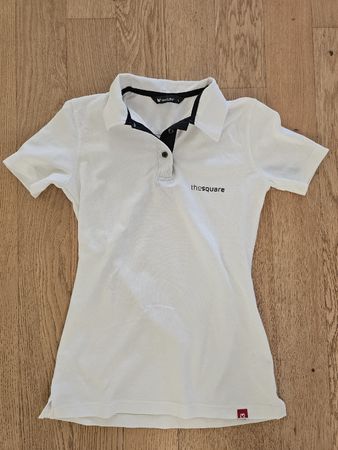 Weisses Poloshirt "thesquare" - Top Zustand für Sommer!