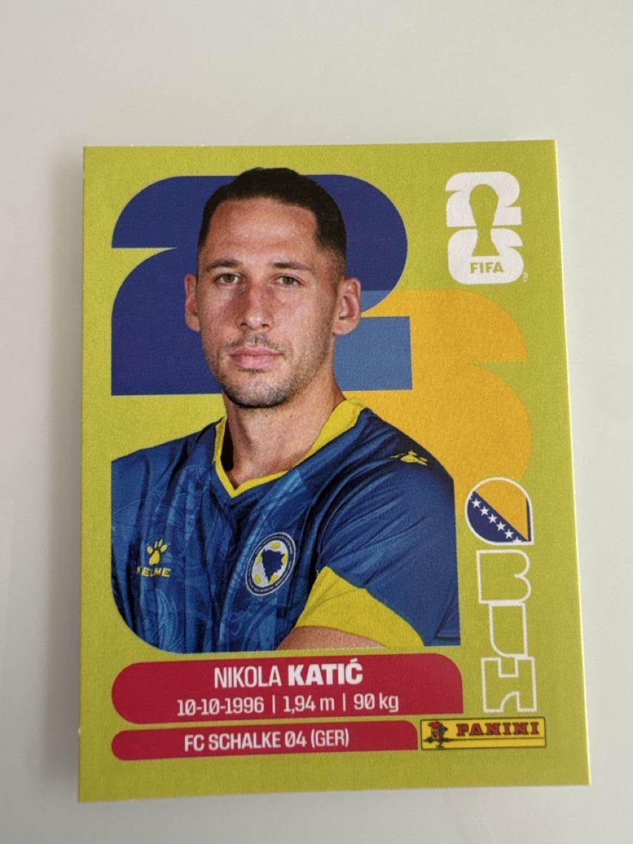 Panini Carte collezionabili: Panini 2026 Nikola Katic BIH7 – Nuovo (secondo la descrizione) da Bern venduto da akl_sy9s