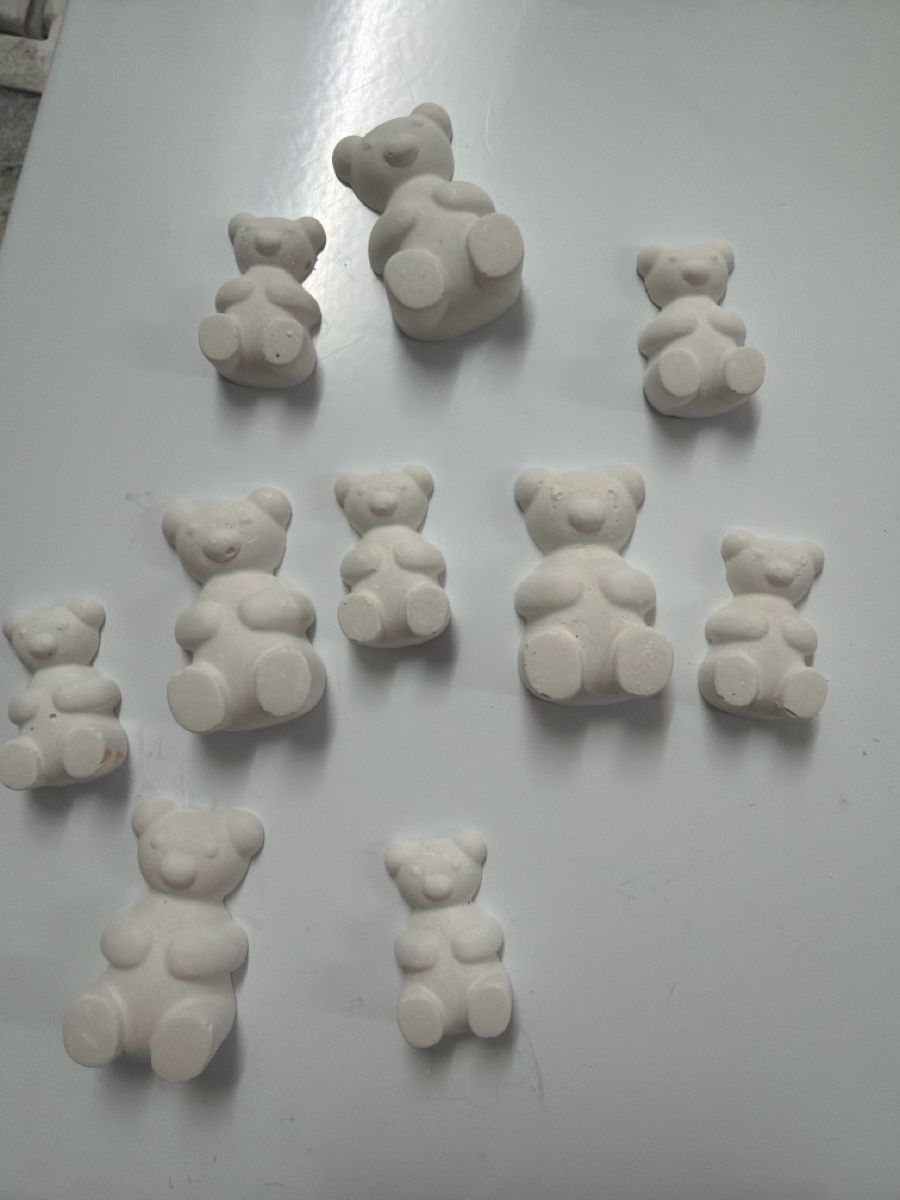 Kit bricolage: Gipsbären Teddy Figuren Set weiss – Nuovo (secondo la descrizione) da Zürich venduto da joyfulgrace