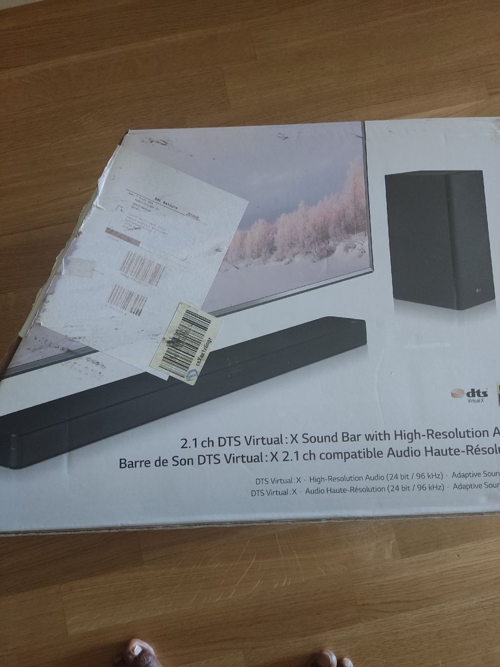 LG Home Cinema: BARRE DE SON LG COMME NEUF – Nuovo (secondo la descrizione) da Les Acacias venduto da Capwel78
