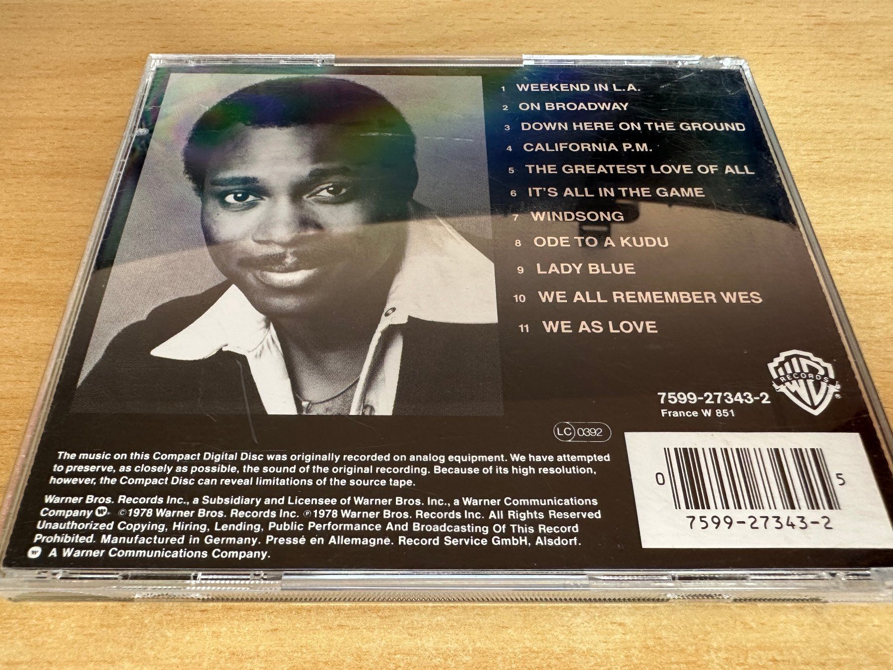 CD: George Benson – Weekend In L.A. – Usato da Rikon im Tösstal venduto da Alpenmutz 1