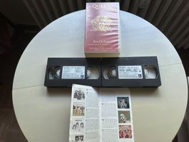 QUEEN rares original VHS Doppel Video Box of flix MERCURY