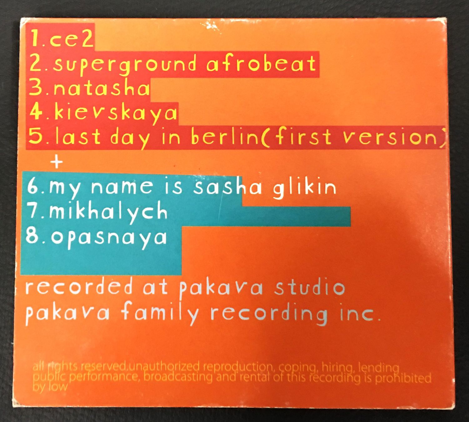 CDs: Last Day in Berlin, Single Version - CD – Gebraucht aus Oftringen von Vucki 1