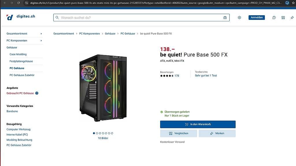 PC: High-End Gaming PC | RTX 4070 12 GB – Usato da Bazenheid venduto da ChristianGr 2