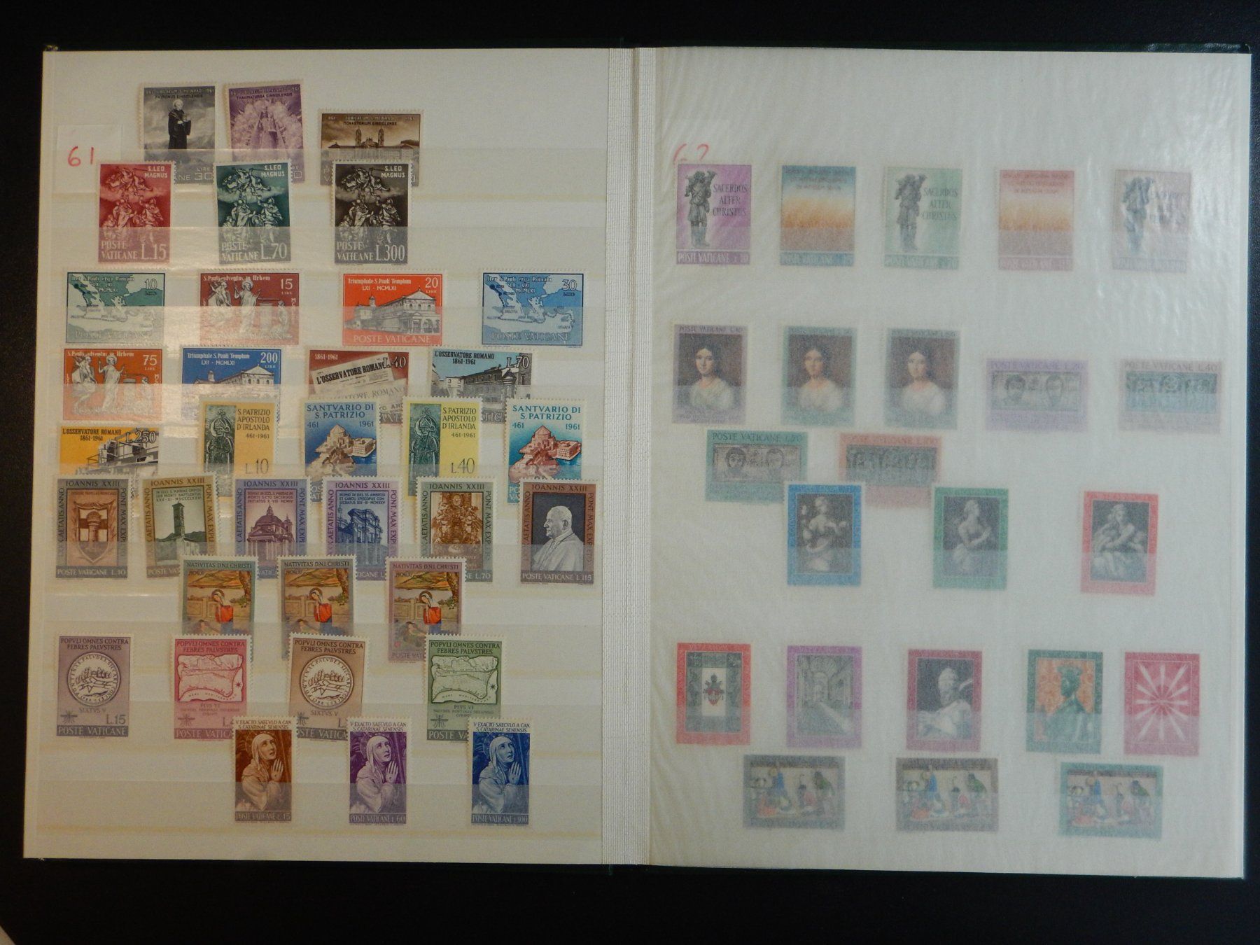 Tutti i francobolli: Vatikan Sammlung 1958-1971 ** – Usato da Zürich venduto da Muehlekauf 2