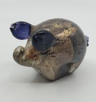 Kleine Glasfigur Sau Schwein