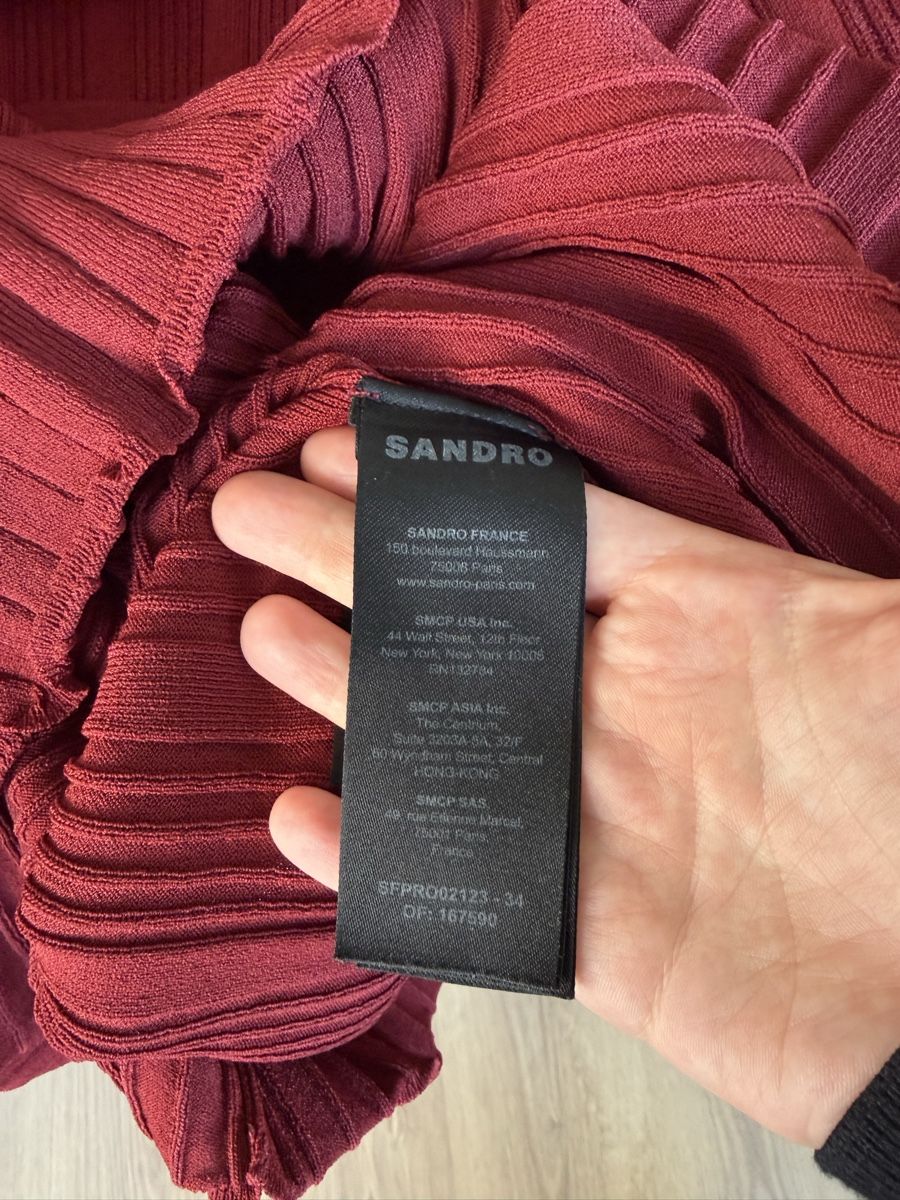 Sandro Kleider: Sandro Kleid Bordeaux rot – Neu (gemäss Beschreibung) aus Dietikon von lui_v6cj 4