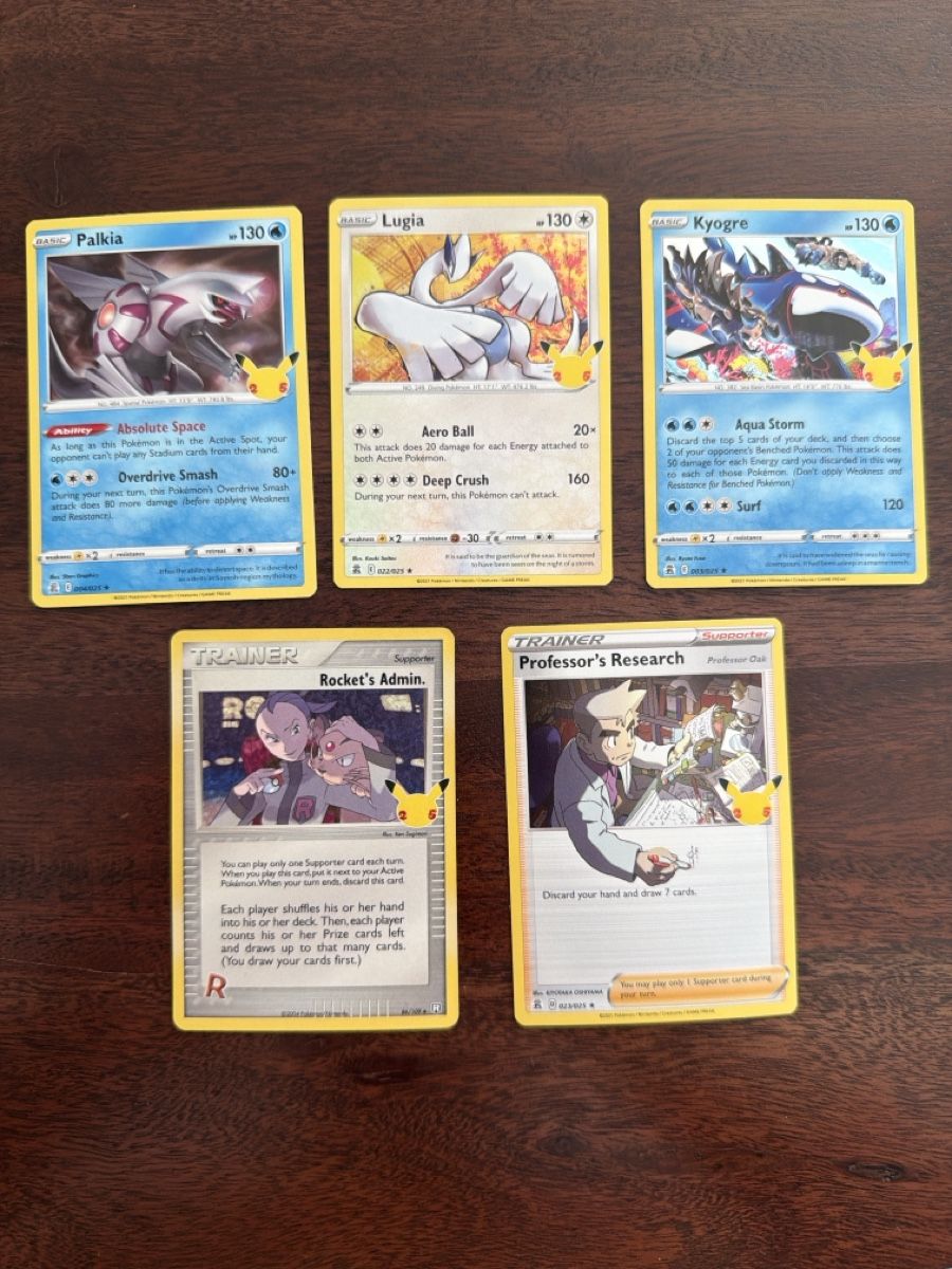 Pokémon Carte collezionabili: Pokemon Celebrations Set 5 Karten – Nuovo (secondo la descrizione) da Emmenbrücke venduto da Pack_Ripper