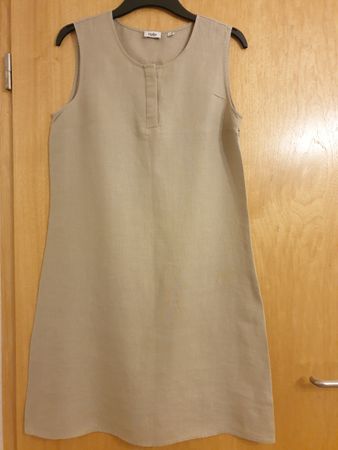 Robe d'été 40, beige, lin, Nulu, excellent état