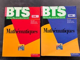 Lot de 2 livres : Mathématiques BTS Industriel TOME 1 & 2...