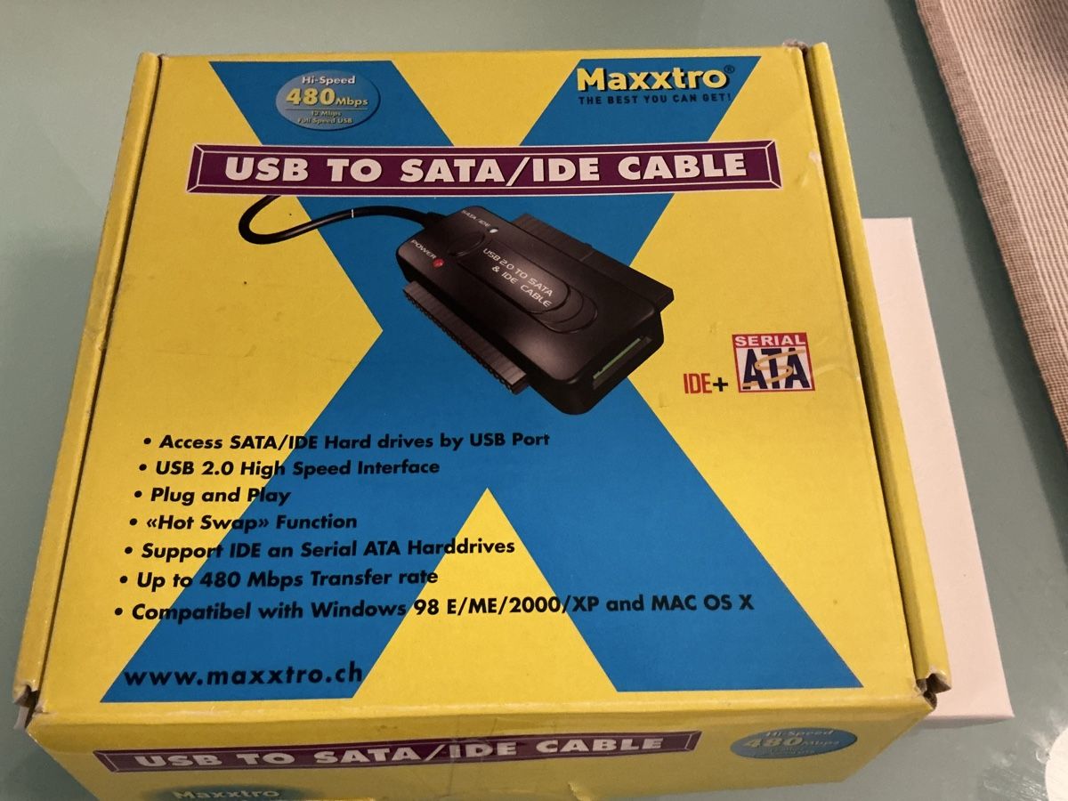 Unità & Adattatore: Adapter alle SATA und IDE Festplatten mit der PC USB – Nuovo (secondo la descrizione) da Hinwil venduto da nfess