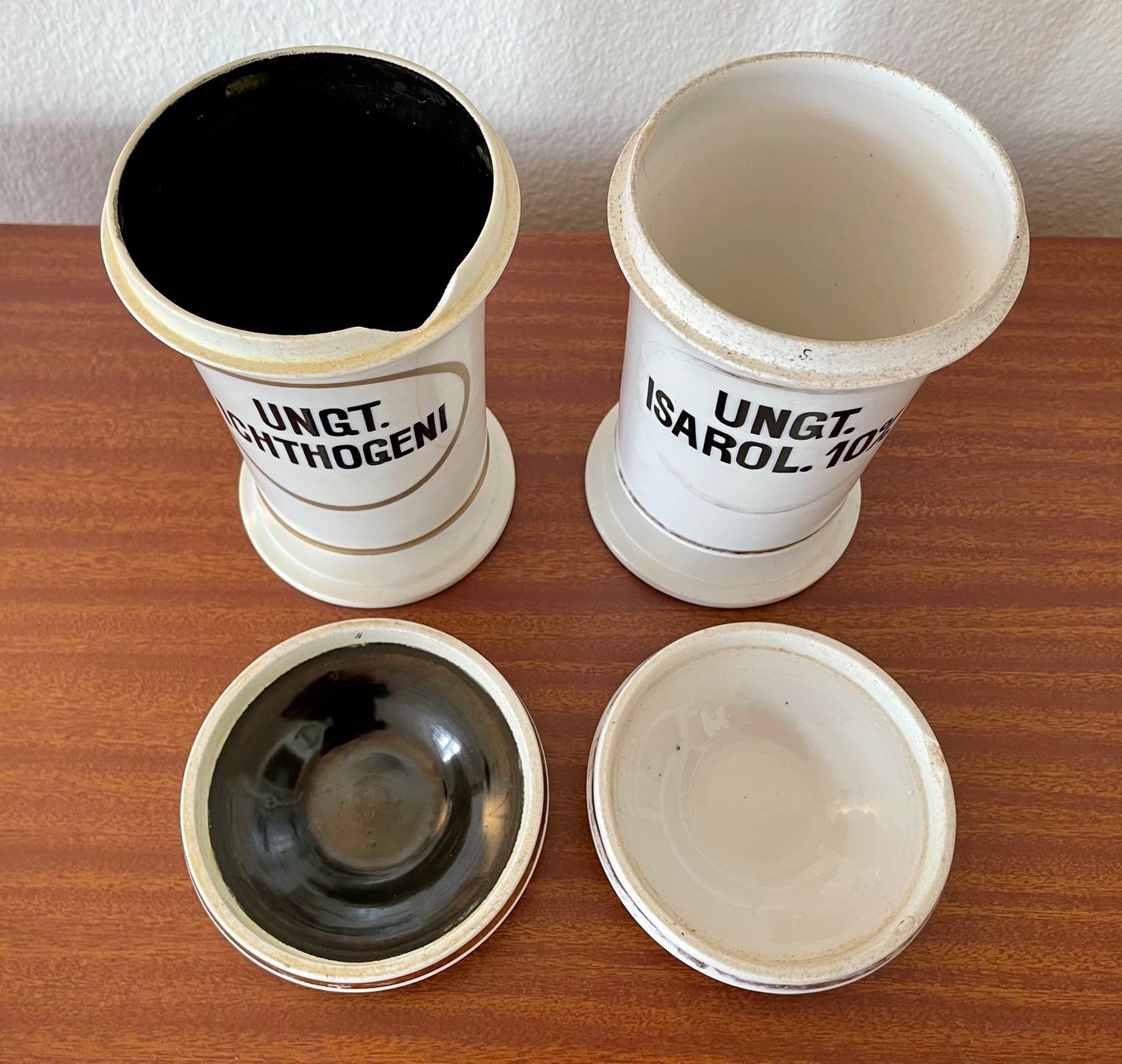 Accessori da laboratorio: Antike Apotheker-Gefässe (7 Stück) – Usato da Basel venduto da BS808 5