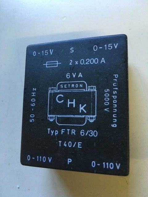 Componenti elettronici: Printtrafo 2x15V 6VA / 4VA / 10 VA – Nuovo e nell'imballaggio originale da Brugg AG venduto da Pedro4