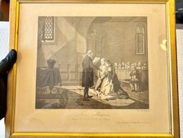 💚 ANTIKER KUPFERSTICH UM 1810: FRANZ NIKLAUS KÖNIG🇨🇭VILLA