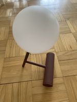 Tischlampe Braun Metall USB Ladeanschluss 40 Zeichen