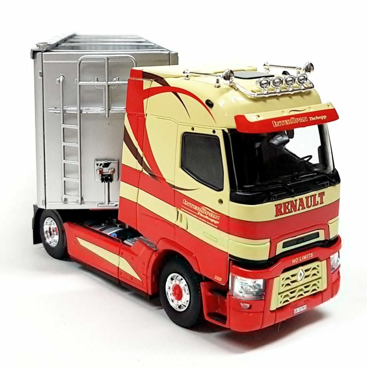 Tekno Kit di modellismo & Modellini statici: 1:50 Tekno Renault T High "Interspan Tschopp" – Nuovo e nell'imballaggio originale da Affoltern am Albis venduto da Modellshop-8910 1