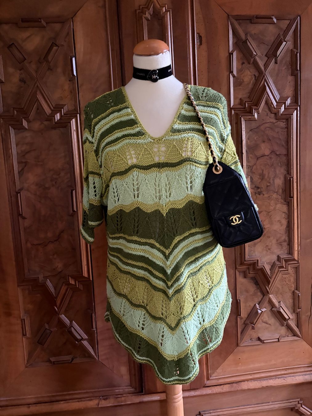 Tuniche: HANDMADE Strick-Tunika  Größe M  /38-40DE/ – Usato da Interlaken venduto da Bona55 1