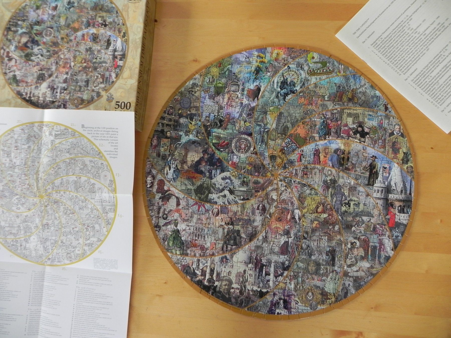 Puzzles: Puzzle rund 500 Teile Kunstmotiven – D'occasion à Stallikon par pcerny16 1