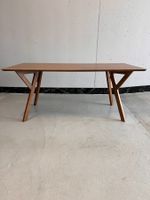 Skandinavischer Esstisch in Teak Optik | 180 × 90 cm