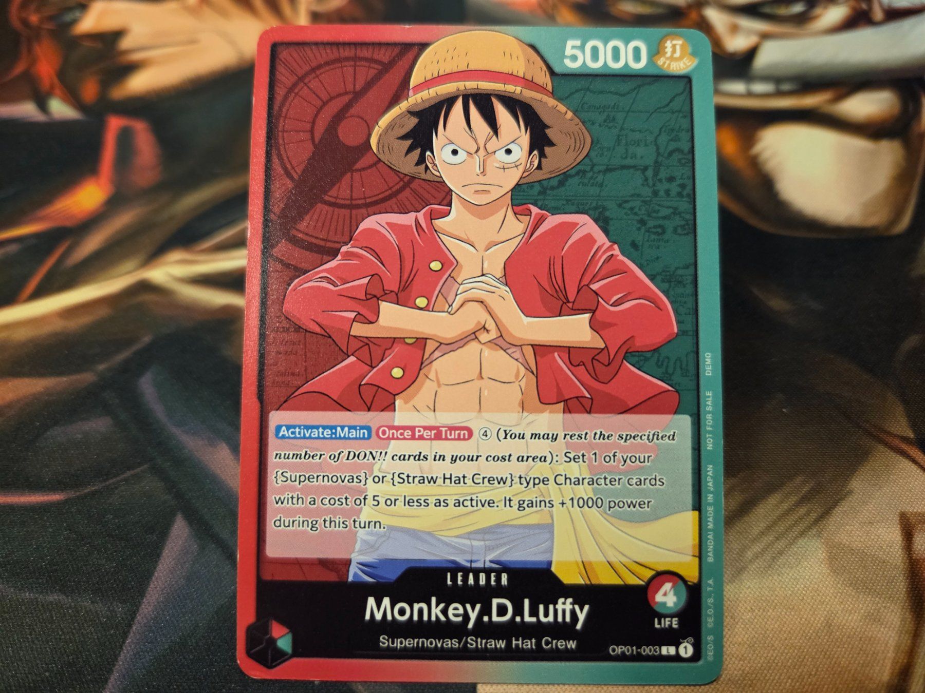 Bandai Carte collezionabili: One Piece | Monkey.D Luffy L – Usato da Lugano venduto da Doppia_B