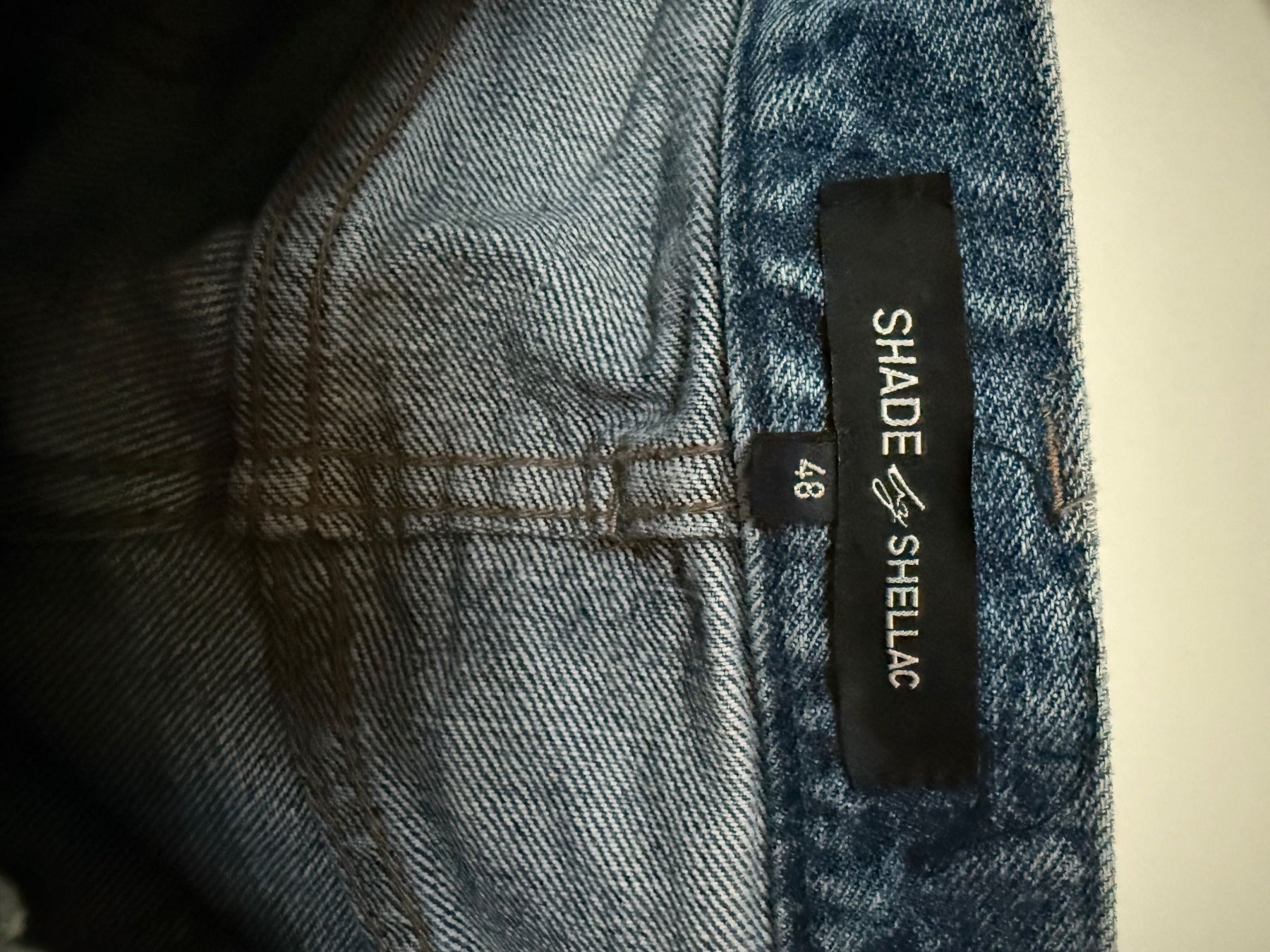 Jeans: Blaue Jeans, shade by shellac. gross ca 30 – Usato da Birmensdorf ZH venduto da T_Richard 4