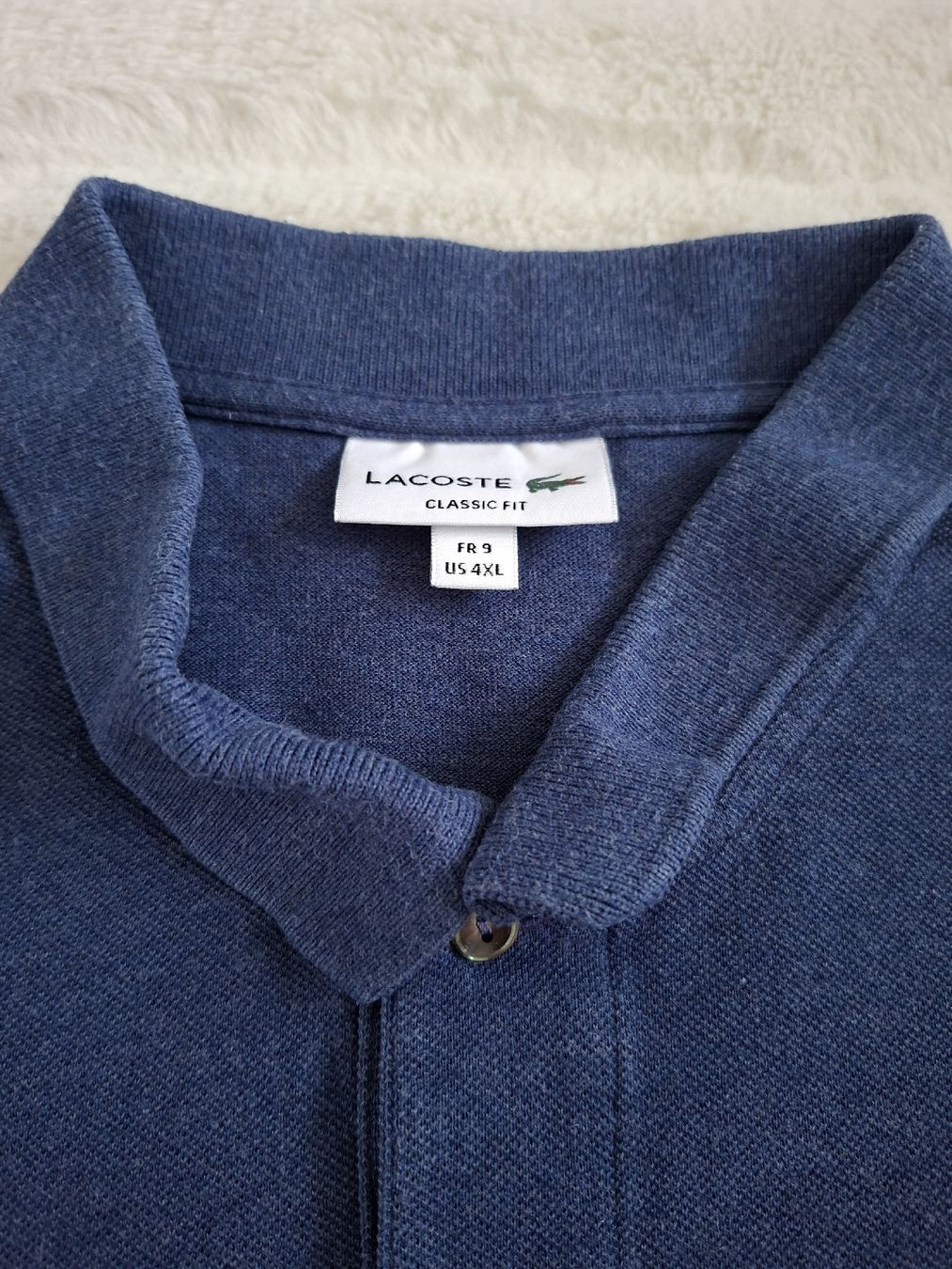 Lacoste Magliette Polo: Polo Lacoste bleu marine classique, taille 4XL,  – Usato da Renens VD venduto da ser_j2fn 2