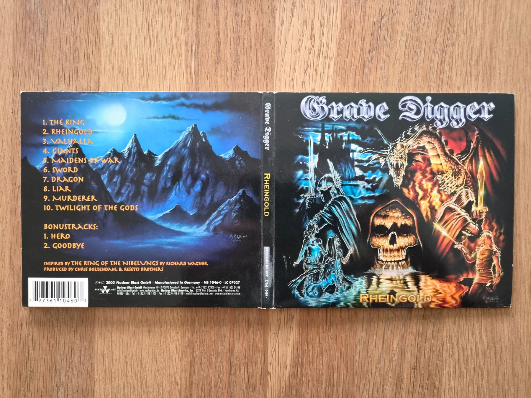 CDs: CD Grave Digger - Rheingold, 2003 – D'occasion à Nebikon par Harley-Davidson01
