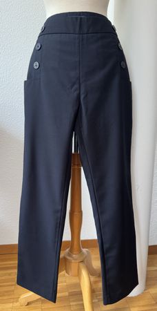 Pantalon Saint James, bleu marine, taille 38-40, coton