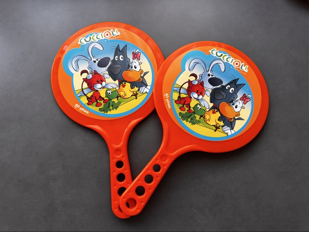 Giocattoli: BEACH BALL TENNISSCHLÄGER  - NEU – Nuovo (secondo la descrizione) da Honau venduto da sainj