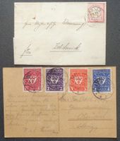 DEUTSCHES REICH: 5 Poststücke aus 1873–1944