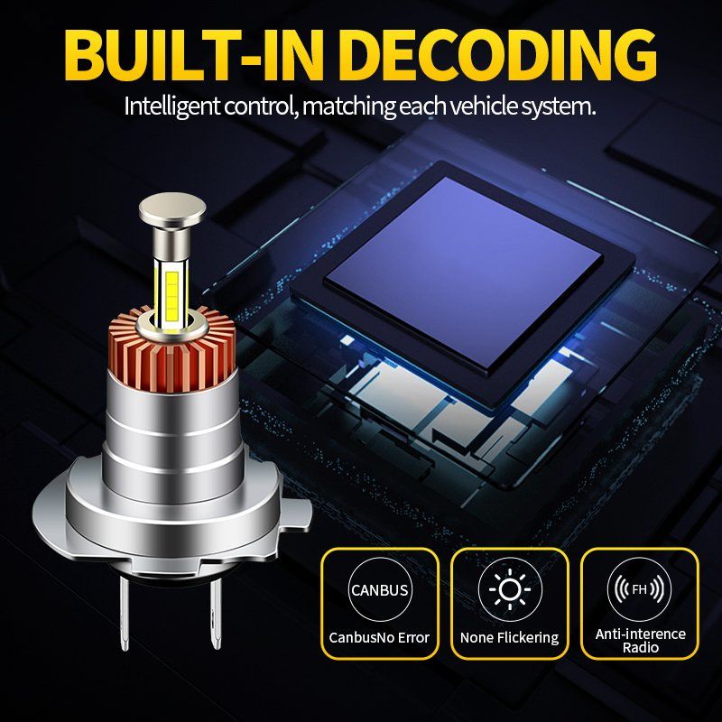 Fari: H7 LED-Scheinwerferlampe 6000K, 4-seitiger CSP-Chip – Nuovo e nell'imballaggio originale da Unterägeri venduto da RmOnline 7