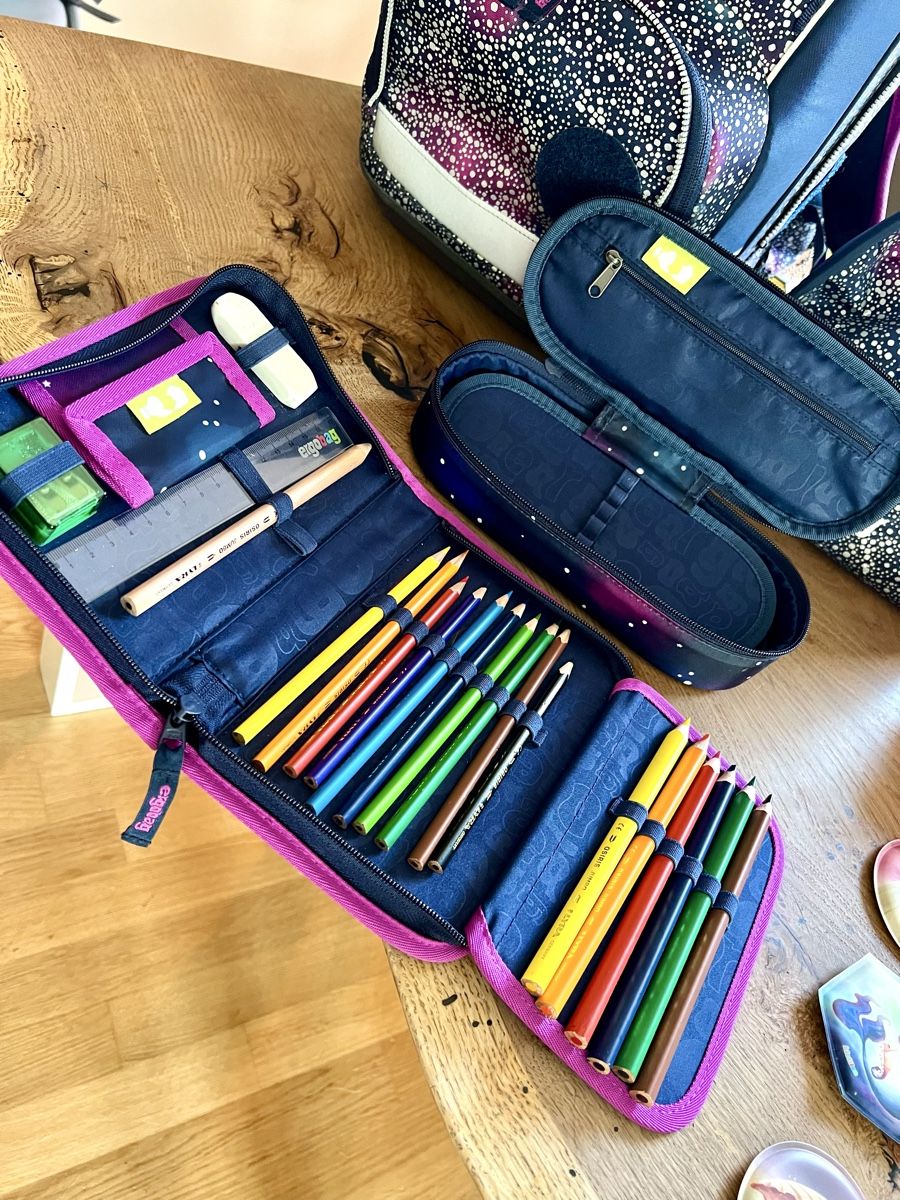 Ergobag Borse & Zaini: Ergobag Cube Schulrucksack Bärlaxy Set mit LED Zippies – Usato da Meggen venduto da leh_z2gf 7