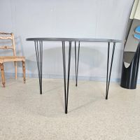 Vintage Hairpin Table, Dining Table, Esstisch rund 110cm
