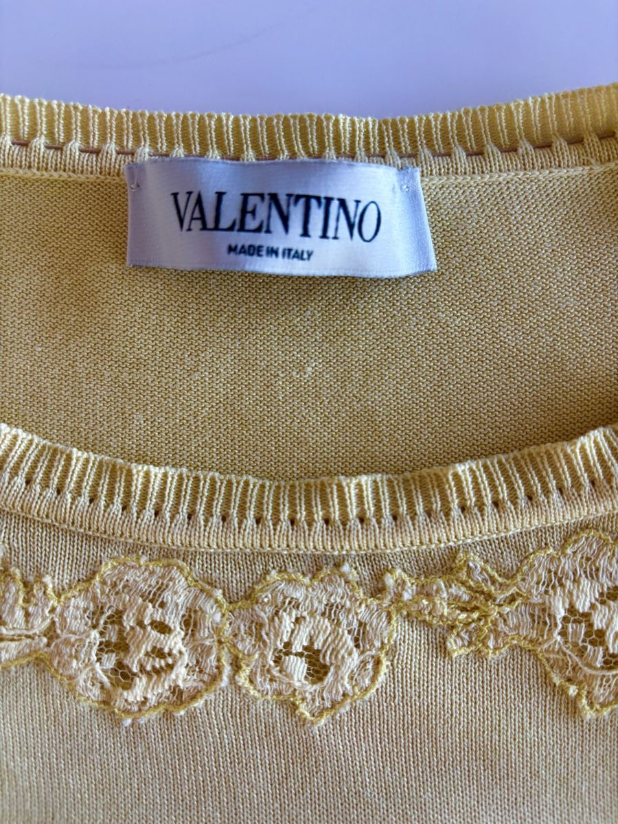 Maglioni & Felpe: Pullover mit Spitzeneinsatz von Valentino – Nuovo (secondo la descrizione) da Rapperswil SG venduto da Carlotta1 3