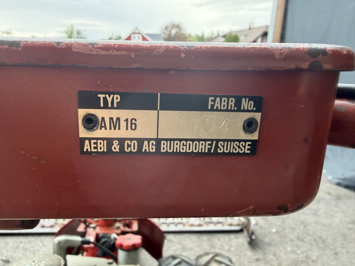Aebi Tutte le macchine: Motormäher Aebi AM 16 – Usato da Uttigen venduto da huki123 7