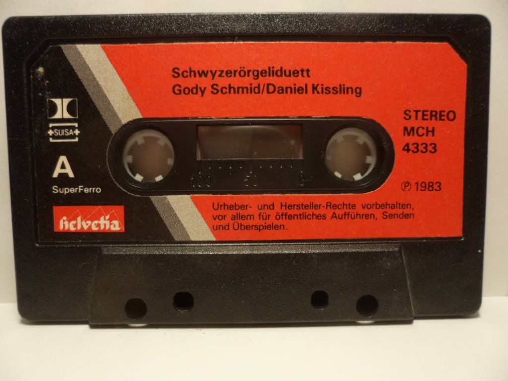 Musicassette: Schwyzerörgeliduett  Gody Schmid - Daniel Kissling – Usato da Langnau i. E. venduto da gf2_29jt 3