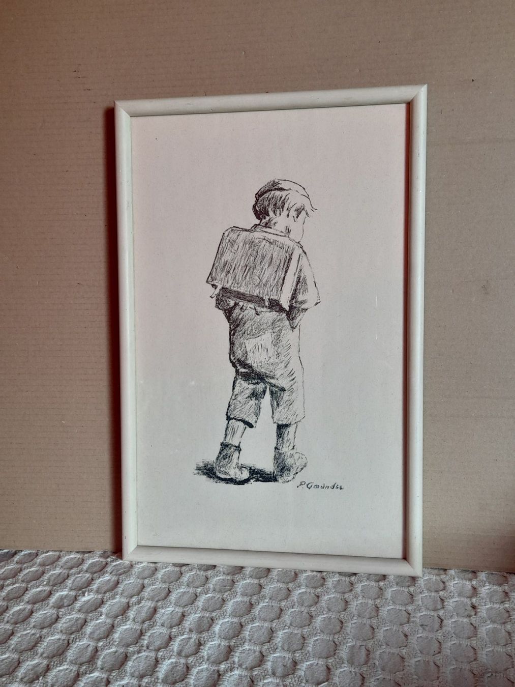 Grafiken & Lithographien: Litho " Schuelbueb " Paul Gmünder – Gebraucht aus Thun von Treff.....e 7