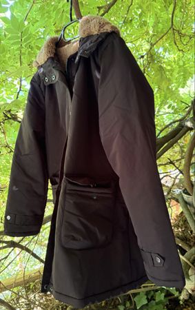Winterjacke Rieyarne schwarz mit Kapuze Grösse XL neu