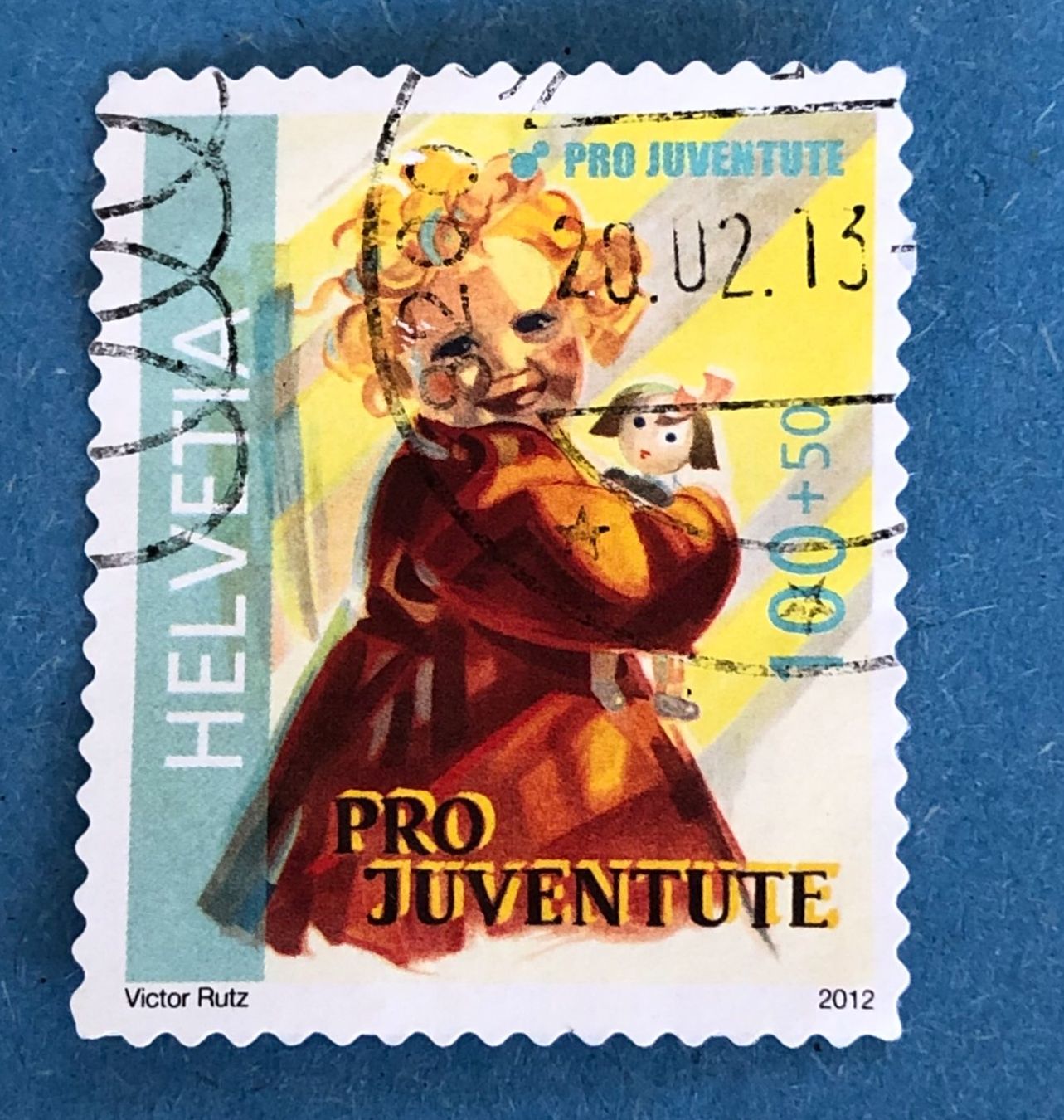 Tous les timbres: Nr.J 407A  GESTEMPELT Blondes Mädchen 2012    – D'occasion à Aarau par Billa007