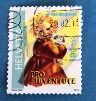 Nr.J 407A  GESTEMPELT Blondes Mädchen 2012   