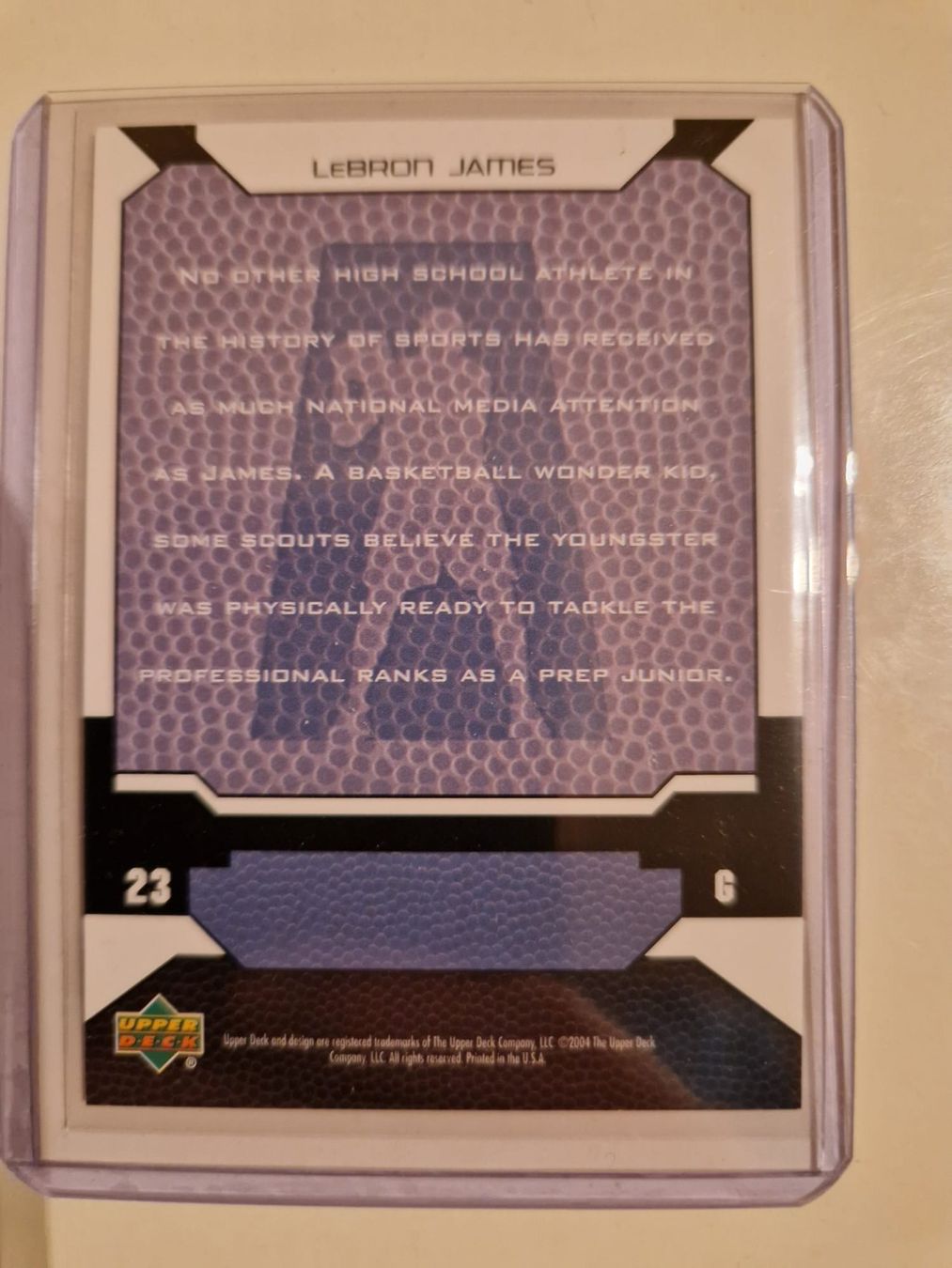Nba Carte collezionabili: Carte UPPER DECK rookie de Lebron James – Nuovo (secondo la descrizione) da Lutry venduto da SwissBBCards 1
