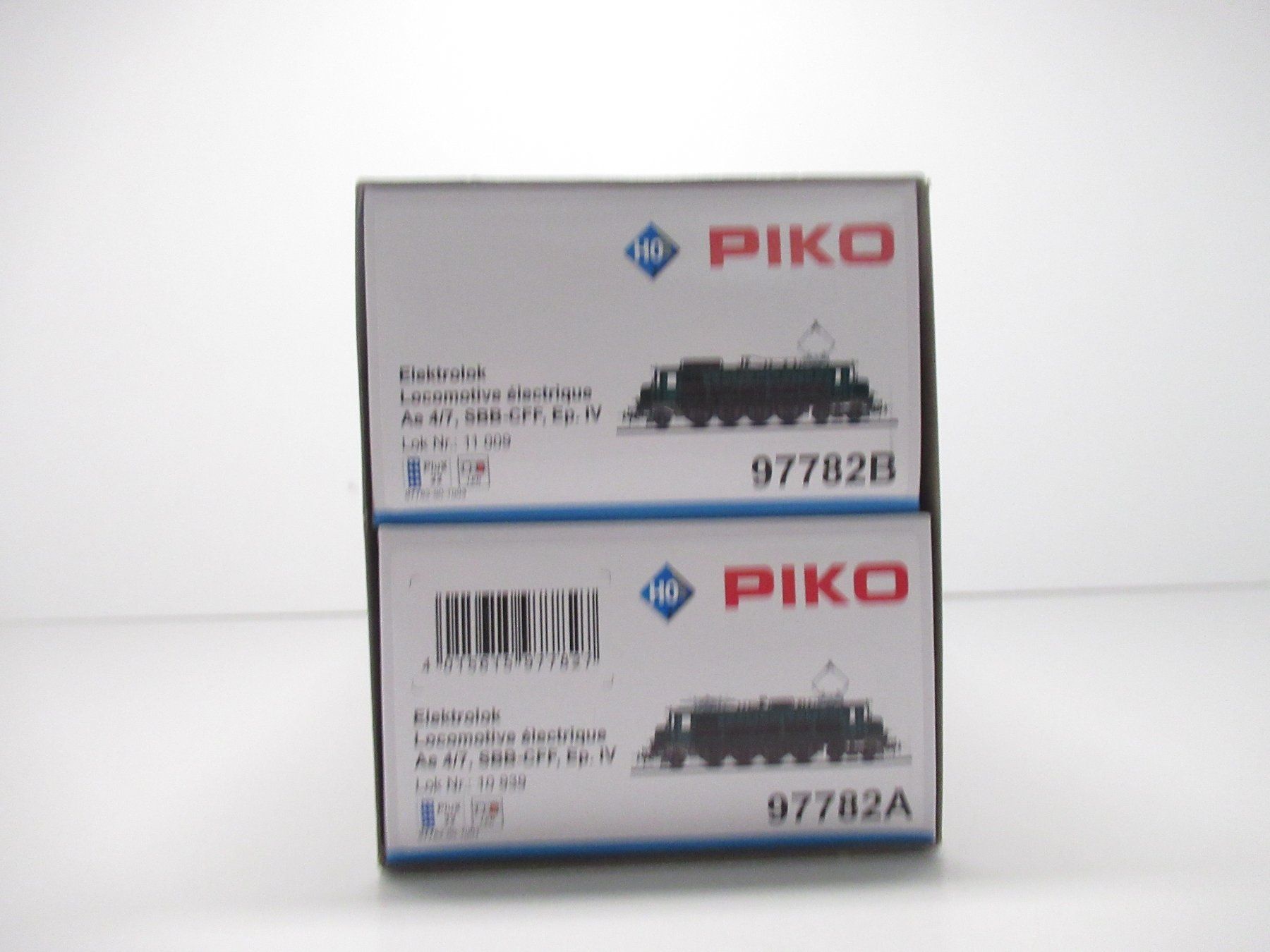 Piko Modellini di ferrovie: Piko 97782 Doppelpackung E-Loks Ae 4/7 SBB CFF FFS Digital – Usato da Basel venduto da mhmarken 7