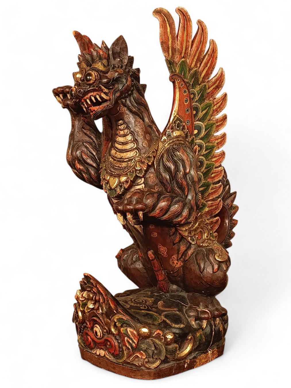 Skulpturen & Statuen: Riesige balinesische Tempel Figur - Drachen / 102 cm – Gebraucht aus Hochfelden von Relict 1
