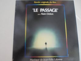 B.O " Le passage " avec Alain Delon. Musique Lalanne LP 1986