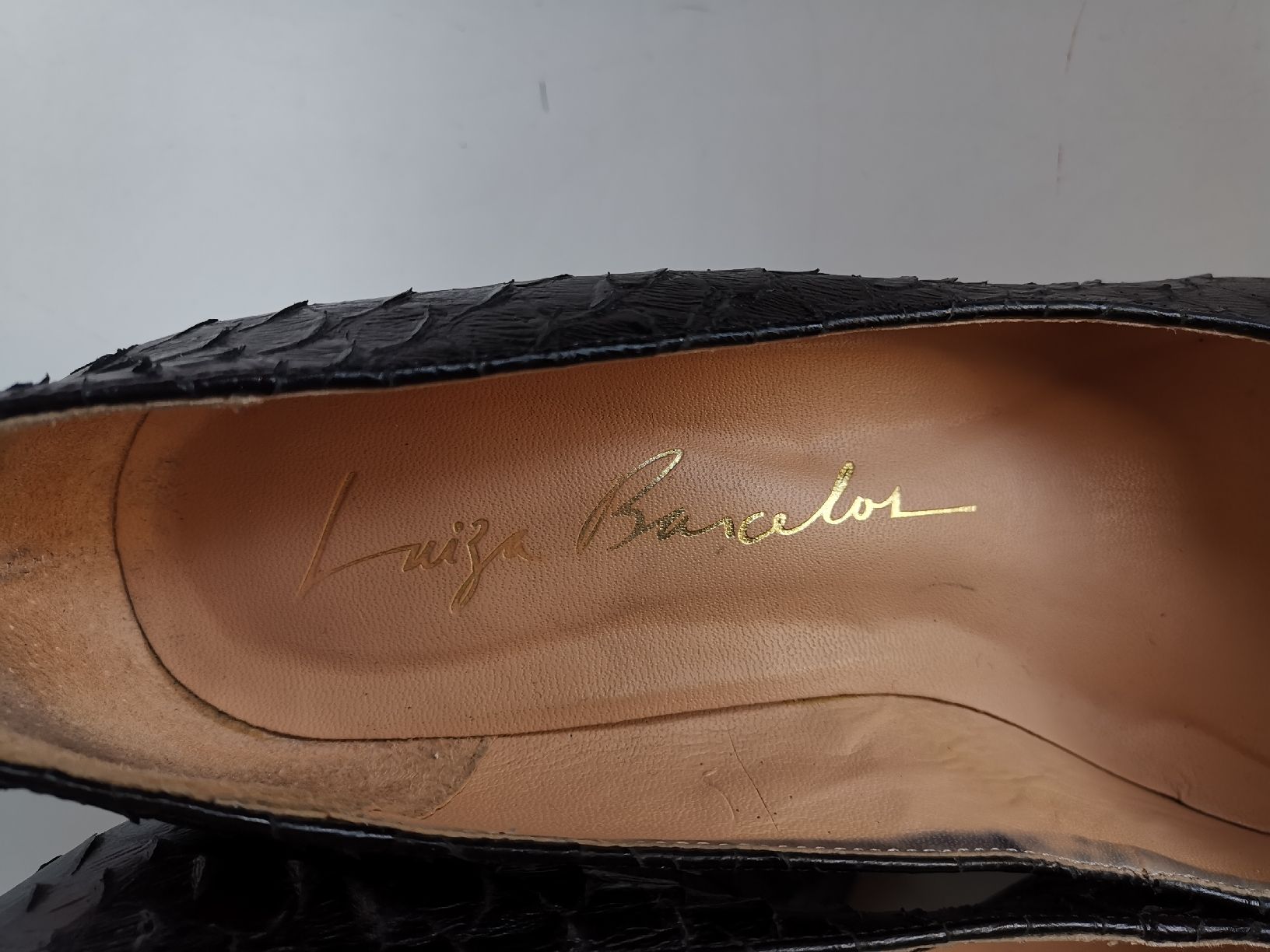 Scarpe da donna: Luiza Barcelos Designer Echt Phyton Leder Schuhe  – Usato da Uerikon venduto da pink_flamingo 1